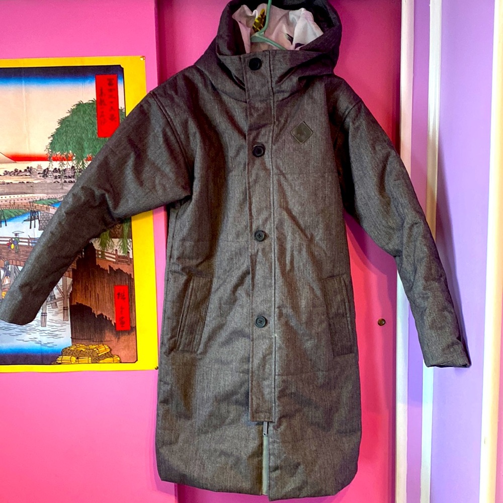 Burton Grey Long Snow Jacket